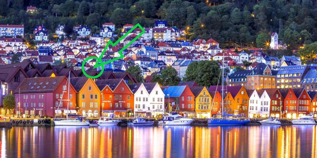Bryggen Apartments Берген Экстерьер фото